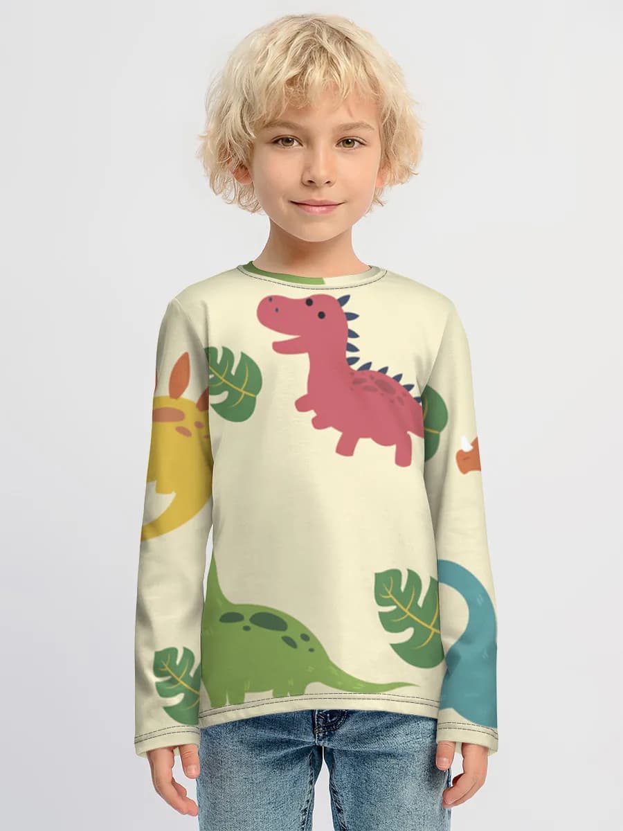 Children's cotton long sleeve shirt
