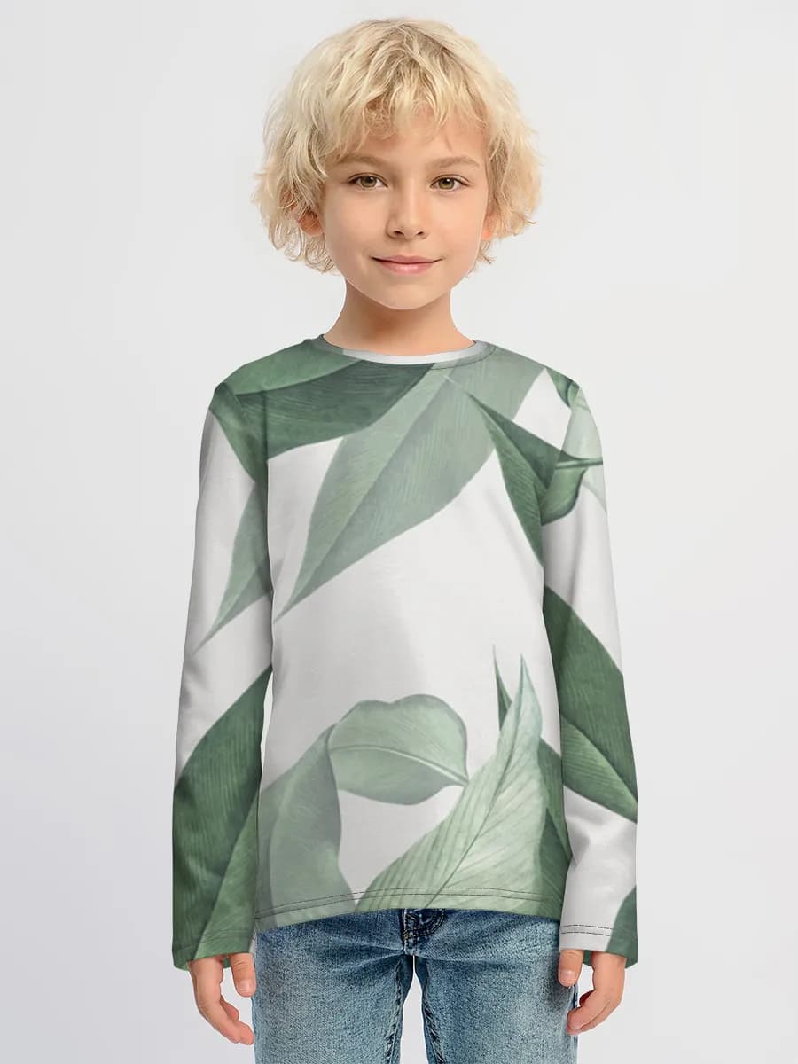 Watercolor Green Leaves