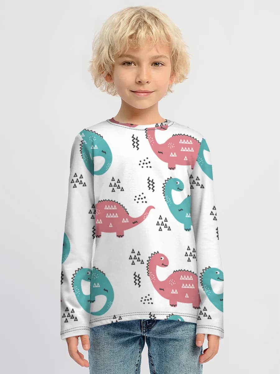 Children's cotton long sleeve shirt