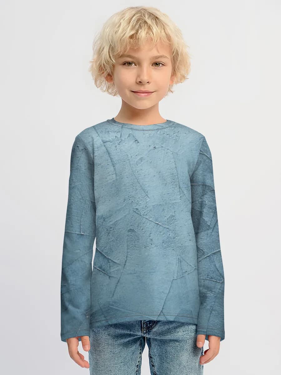 Children's cotton long sleeve shirt