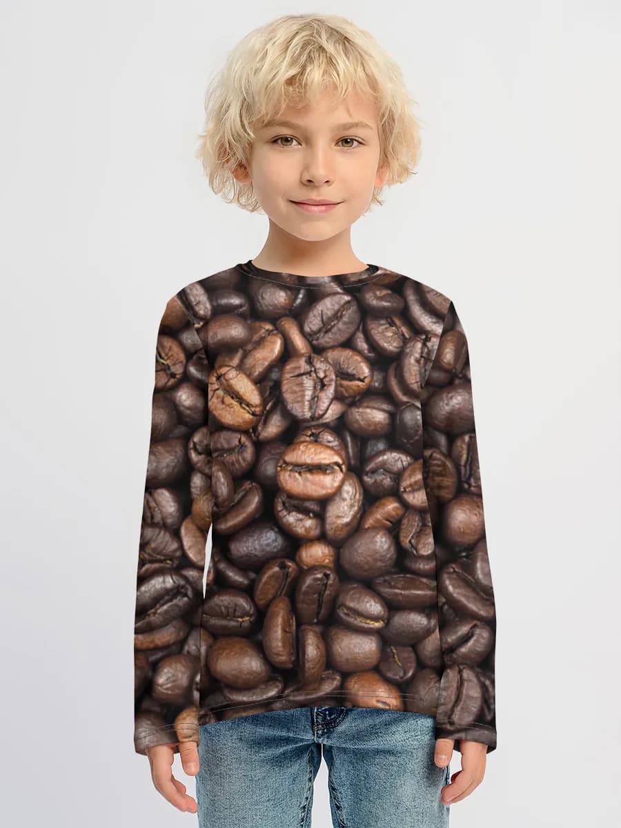 Children's cotton long sleeve shirt
