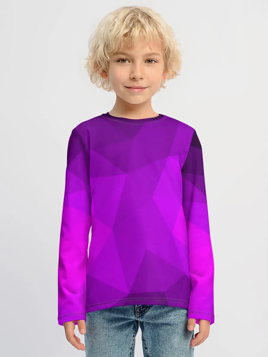 Purple Low Poly Glow