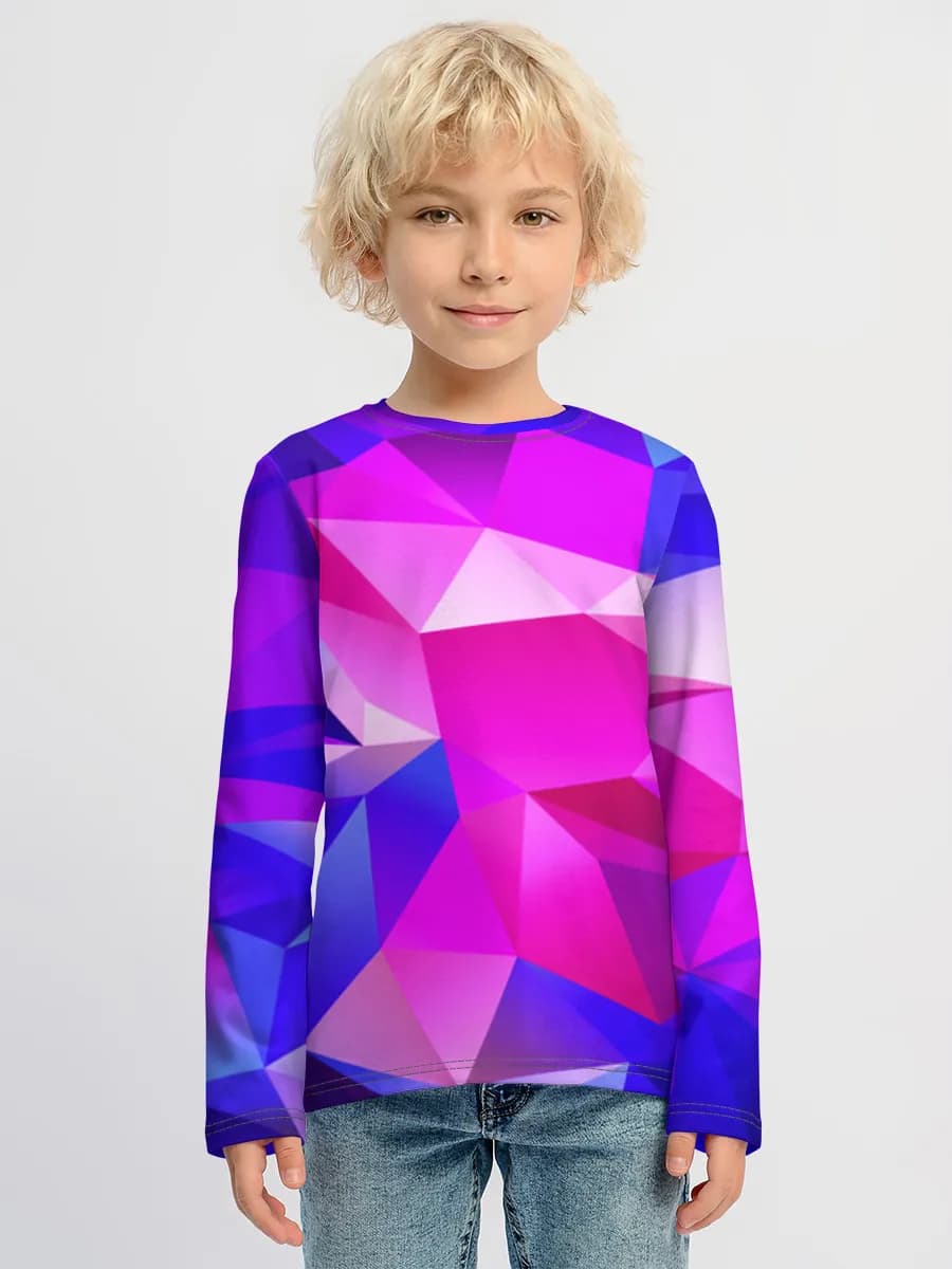 Children's cotton long sleeve shirt