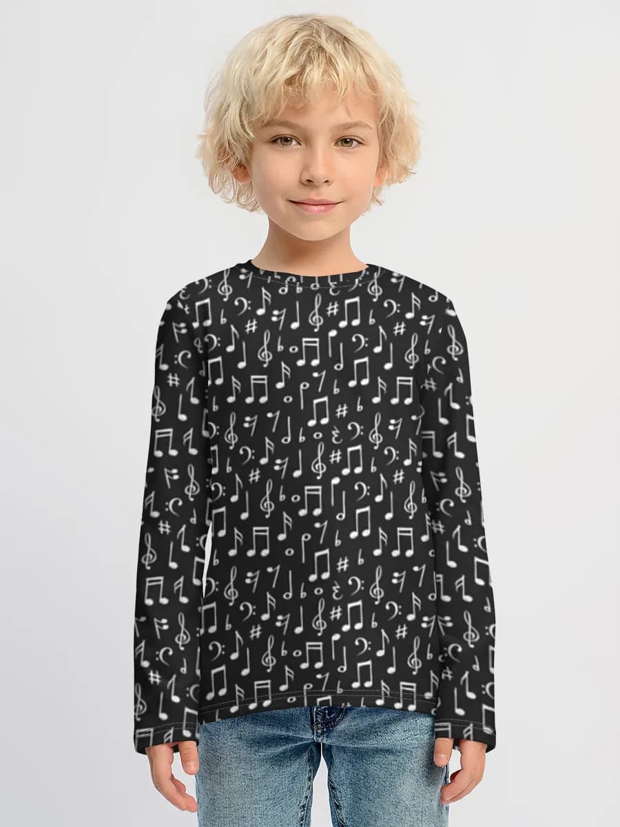 Children's cotton long sleeve shirt