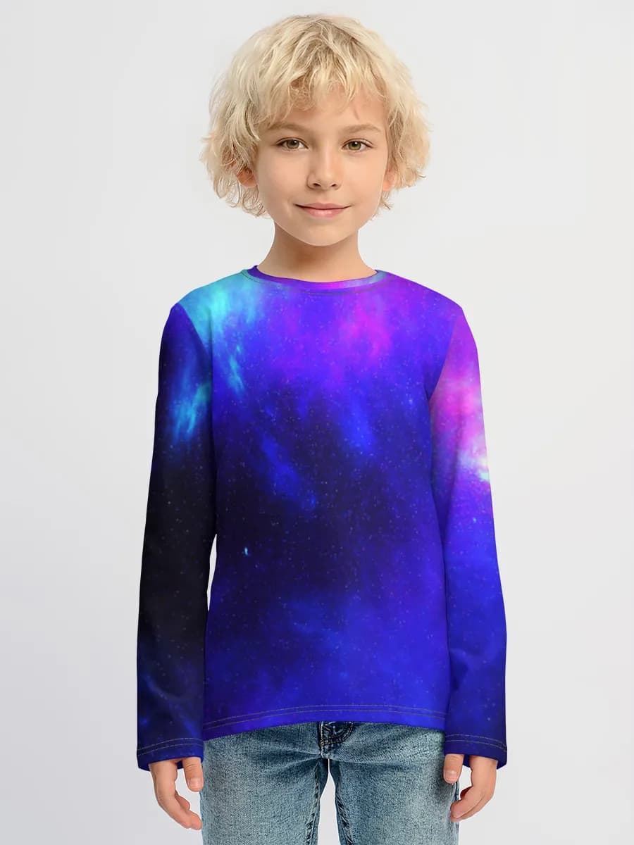 Children's cotton long sleeve shirt