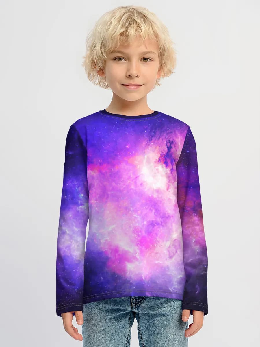 Children's cotton long sleeve shirt