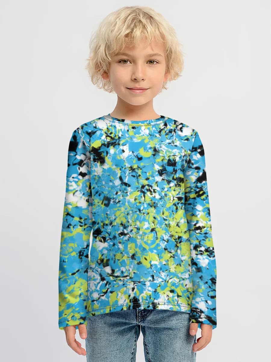 Children's cotton long sleeve shirt