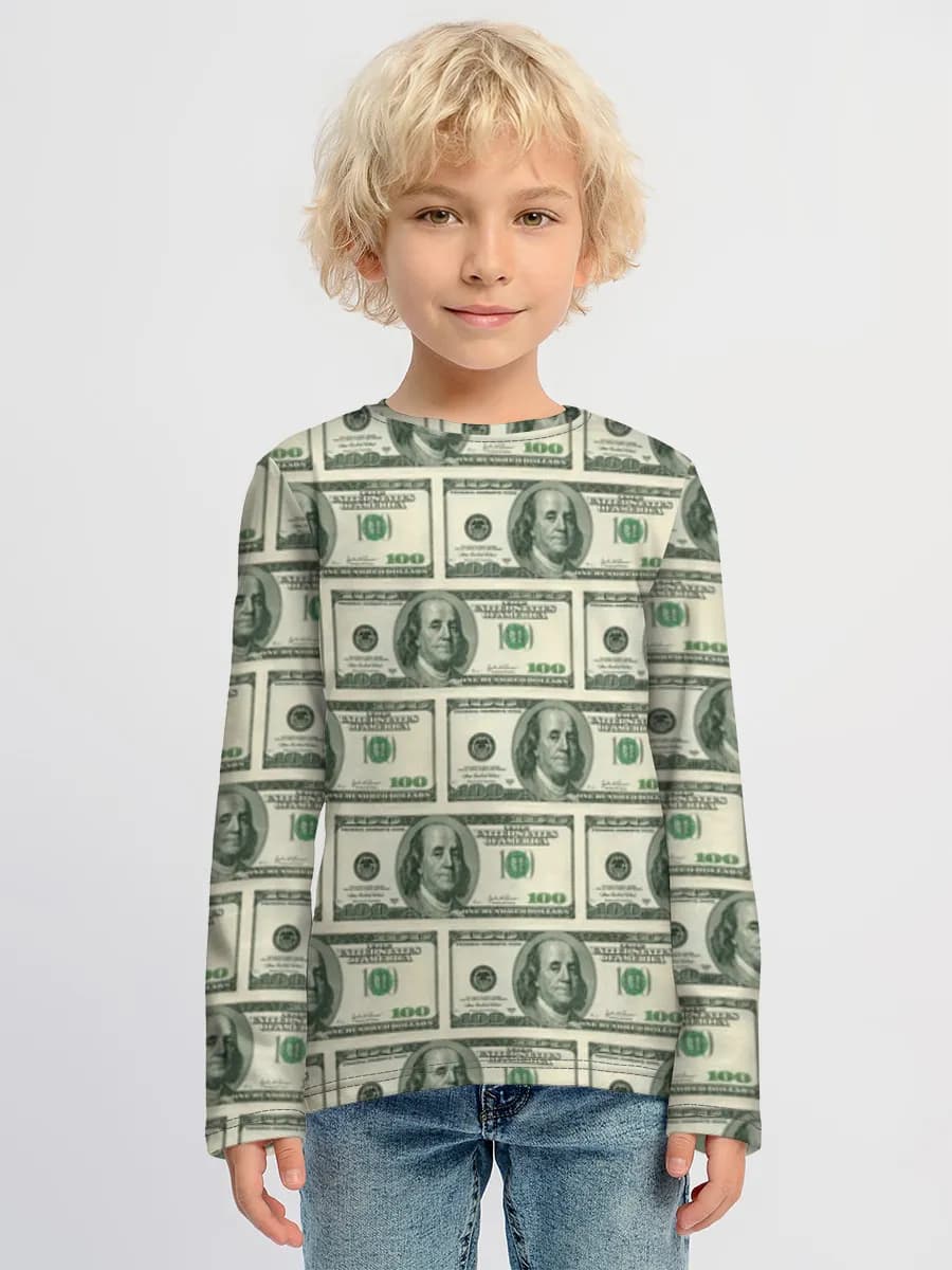 Children's cotton long sleeve shirt