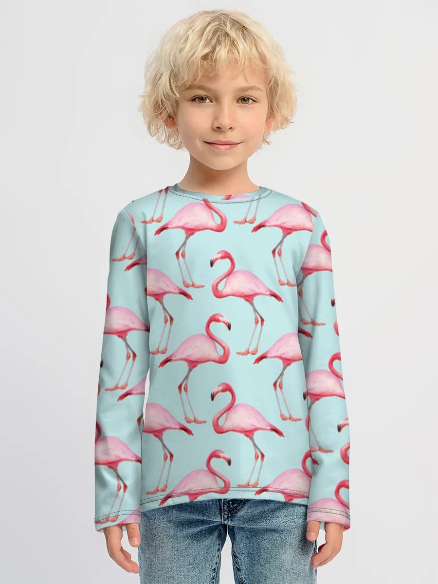 Children's cotton long sleeve shirt