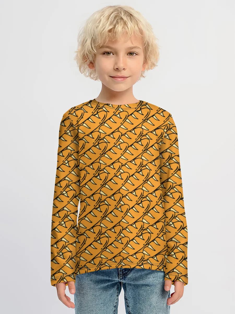 Children's cotton long sleeve shirt