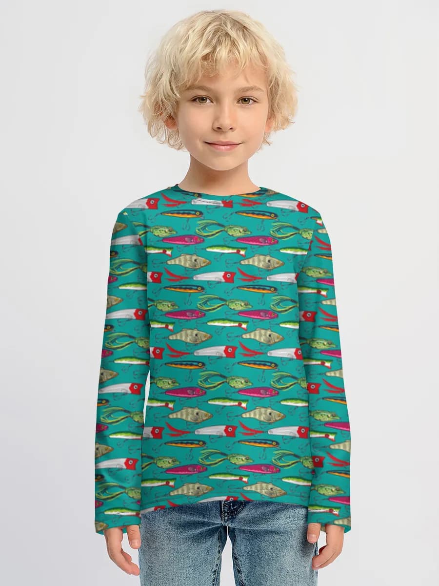 Children's cotton long sleeve shirt