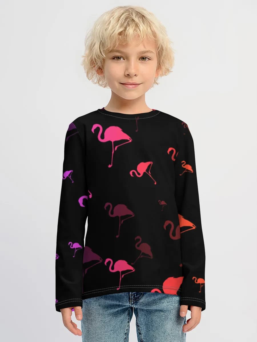 Children's cotton long sleeve shirt