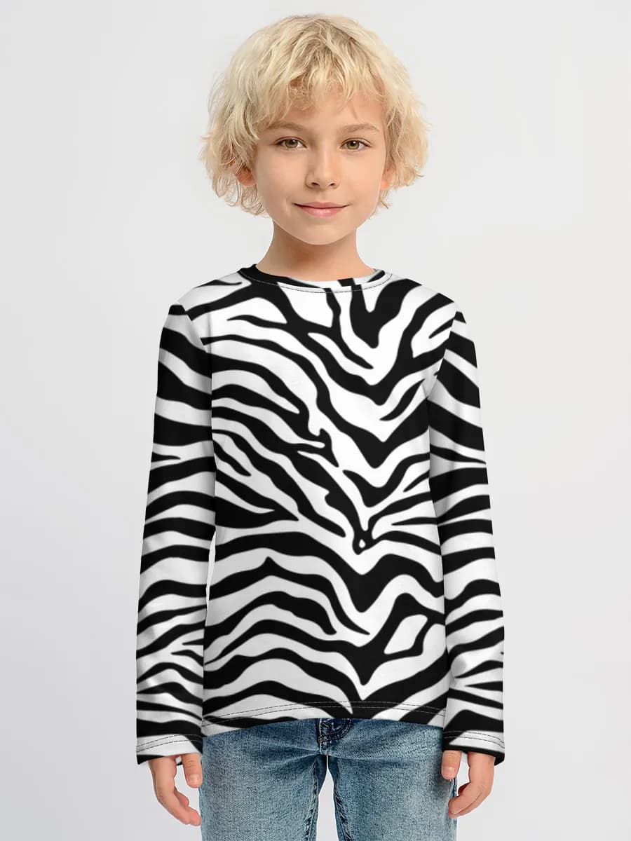 Children's cotton long sleeve shirt