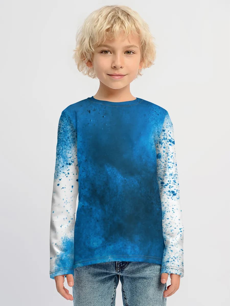 Children's cotton long sleeve shirt