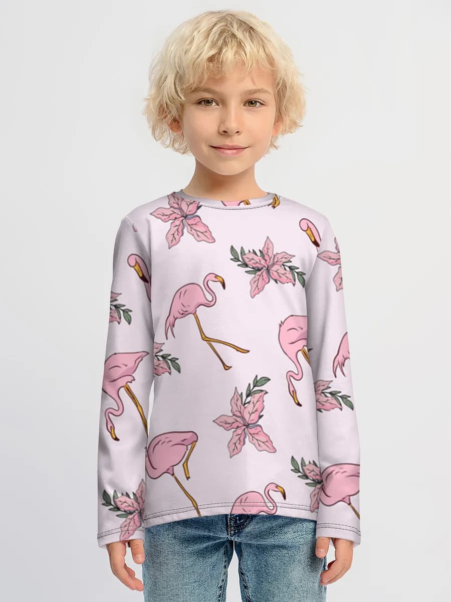 Children's cotton long sleeve shirt
