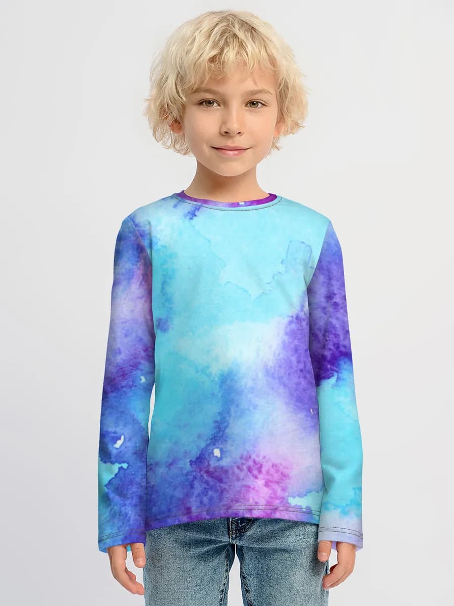 Children's cotton long sleeve shirt