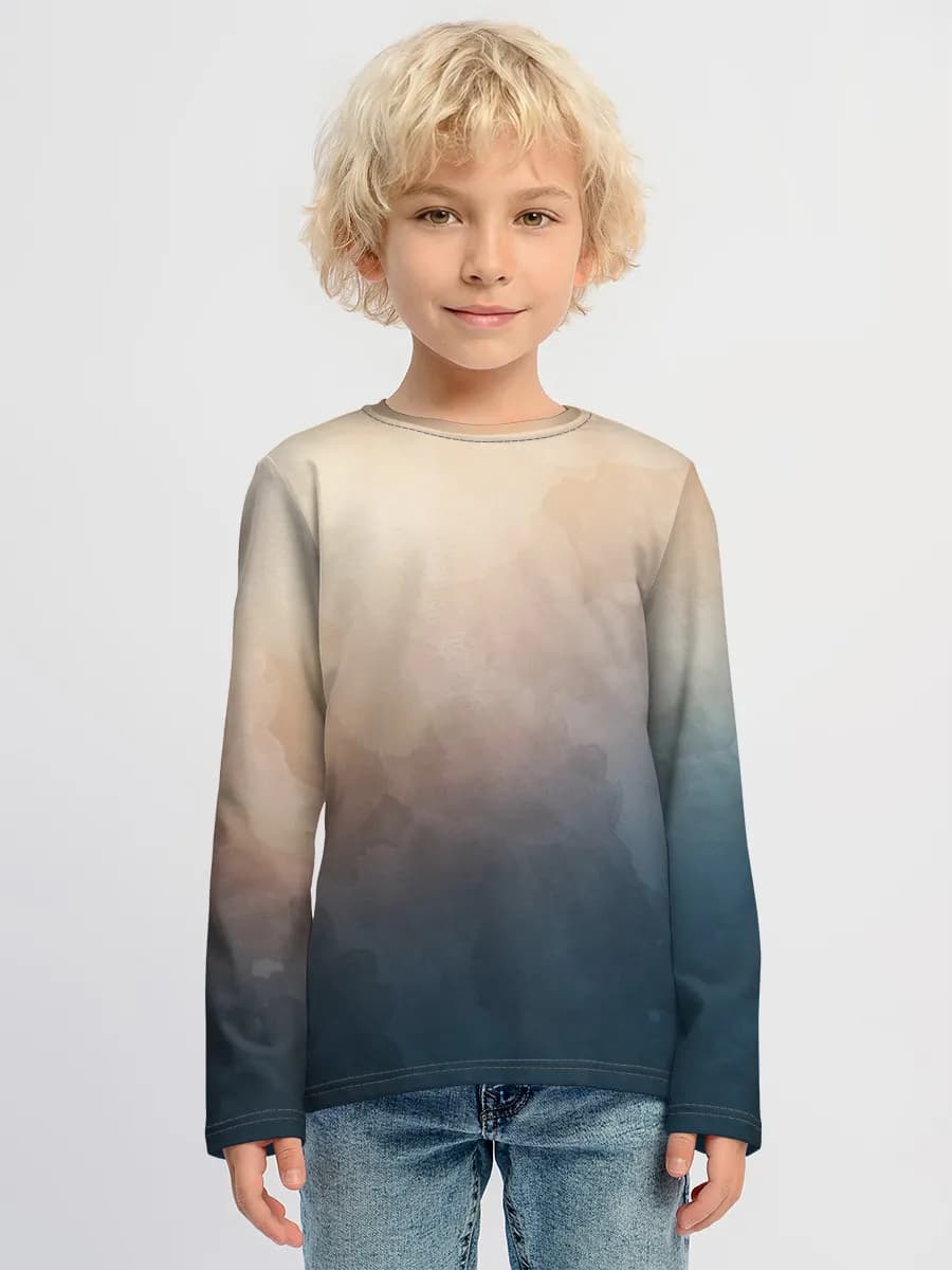 Children's cotton long sleeve shirt