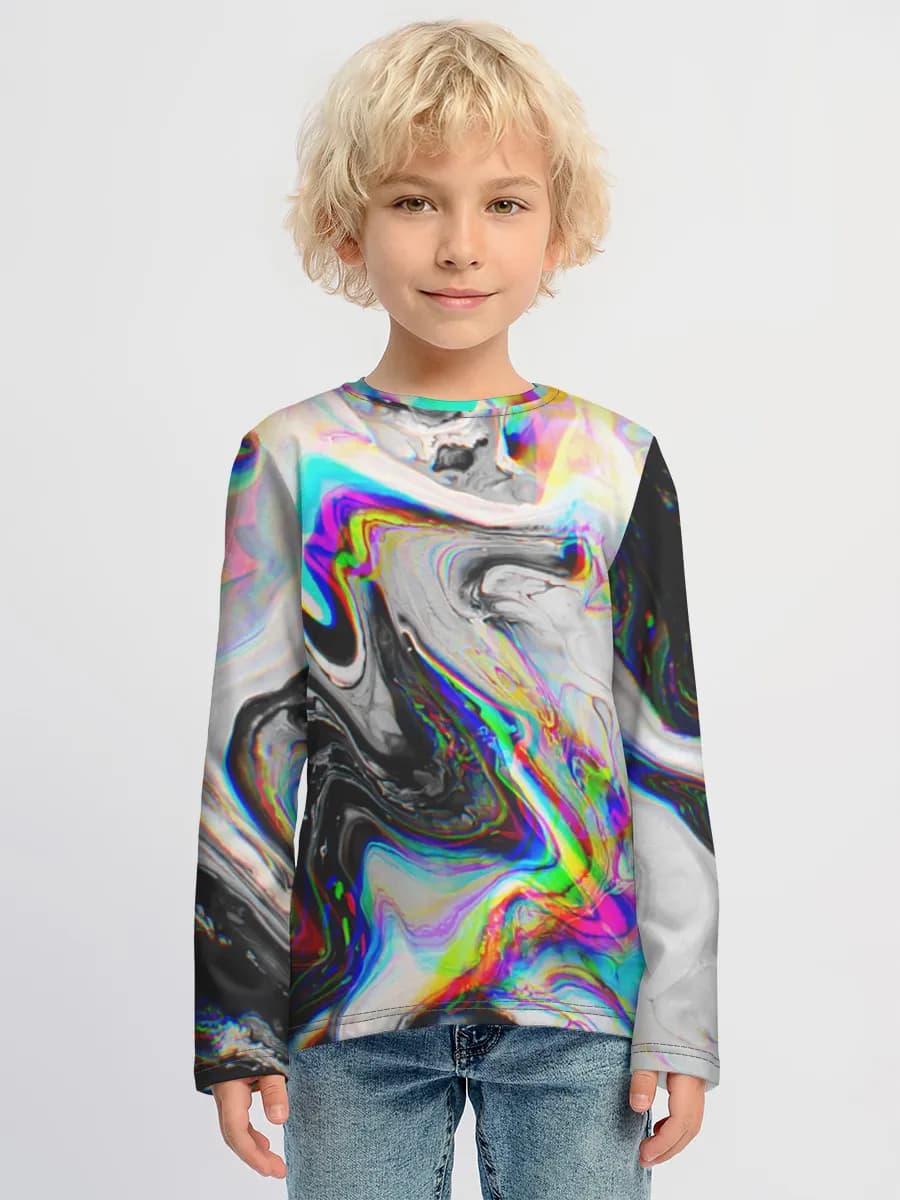 Children's cotton long sleeve shirt