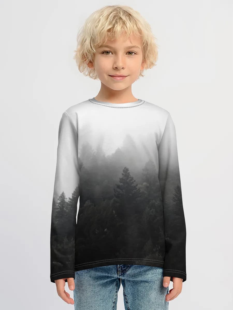 Children's cotton long sleeve shirt