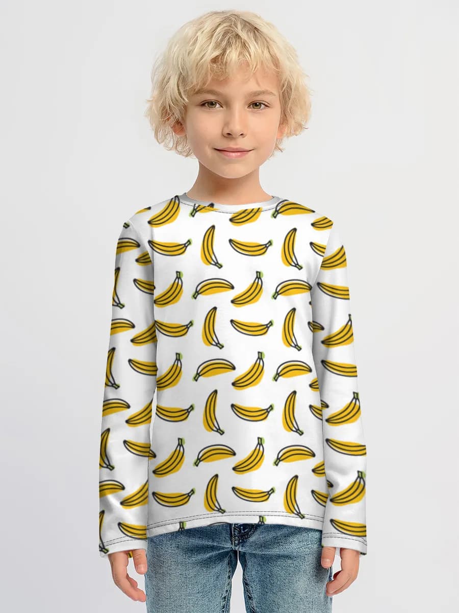 Children's cotton long sleeve shirt
