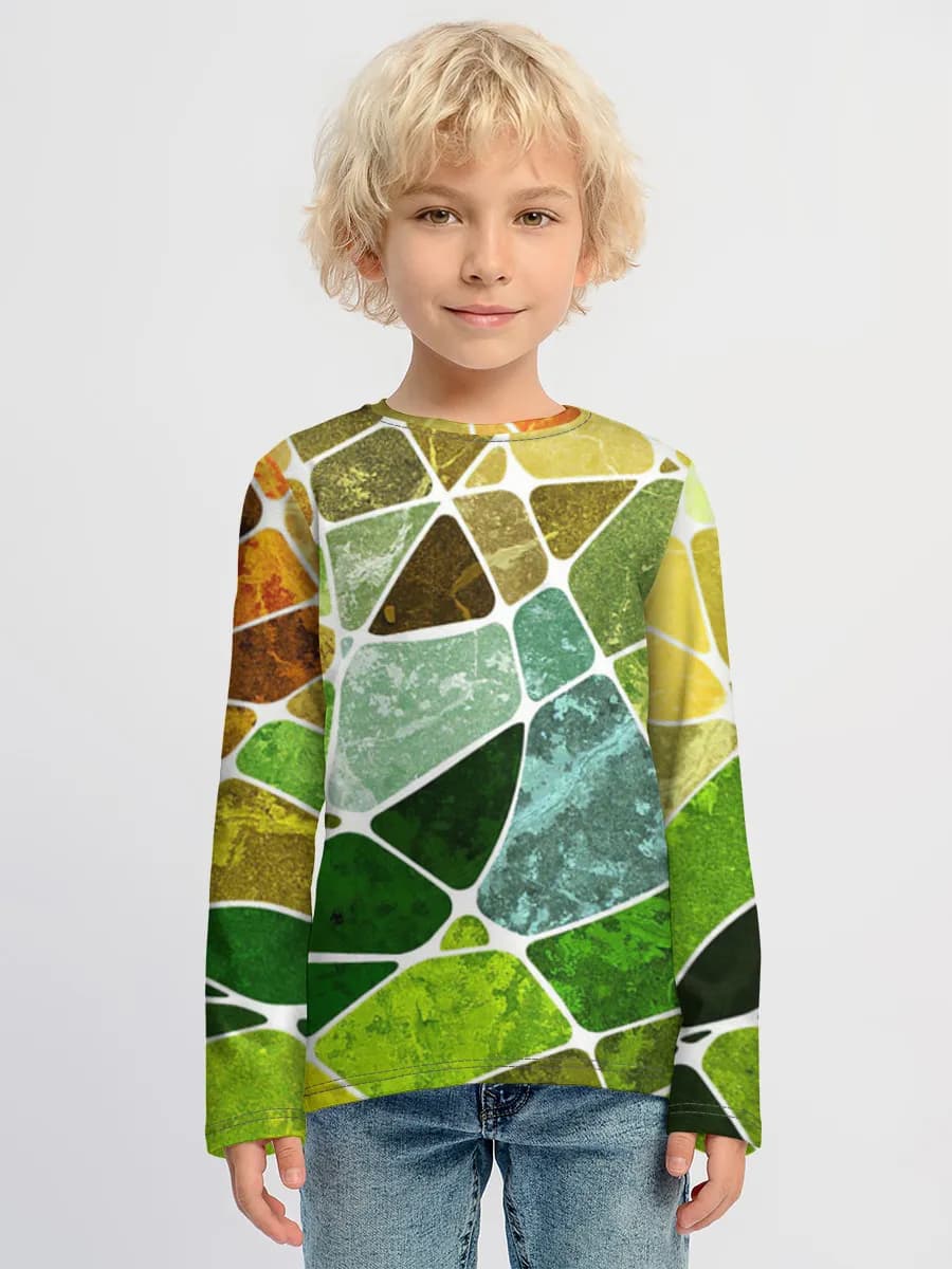 Autumn Stained Glass Mosaic