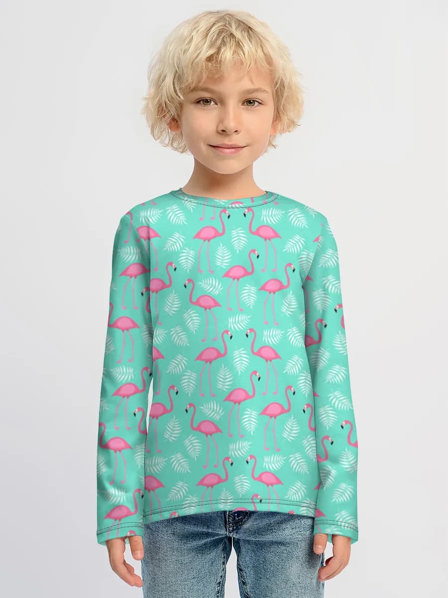 Children's cotton long sleeve shirt
