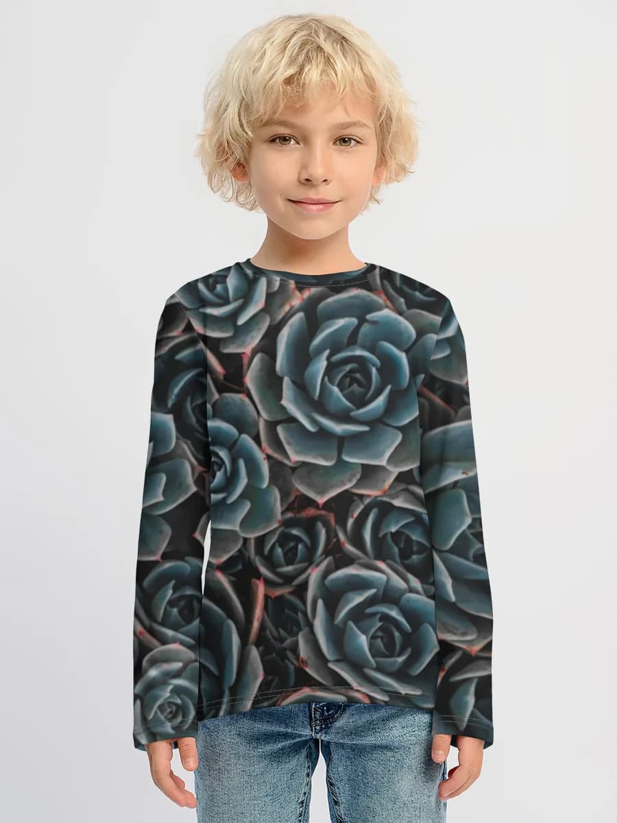 Children's cotton long sleeve shirt