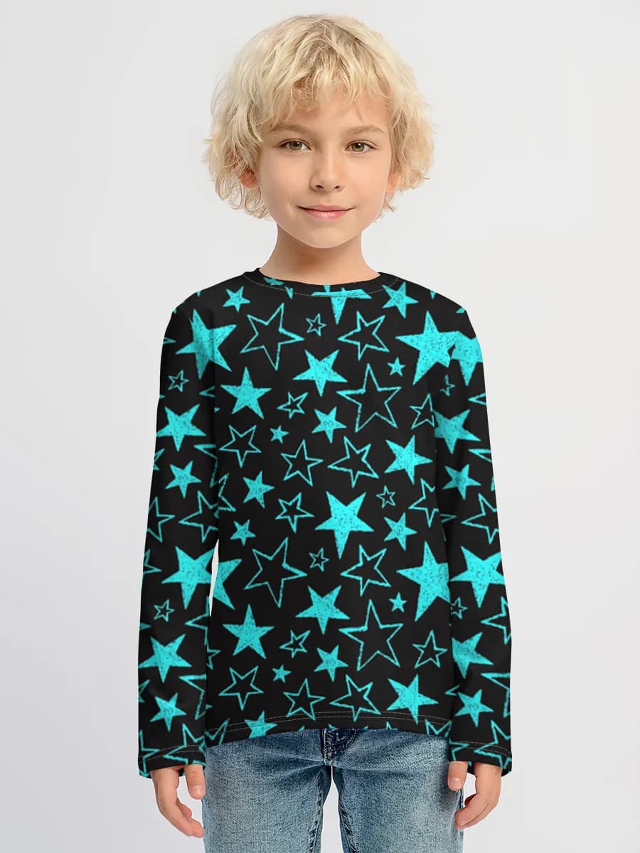 Children's cotton long sleeve shirt