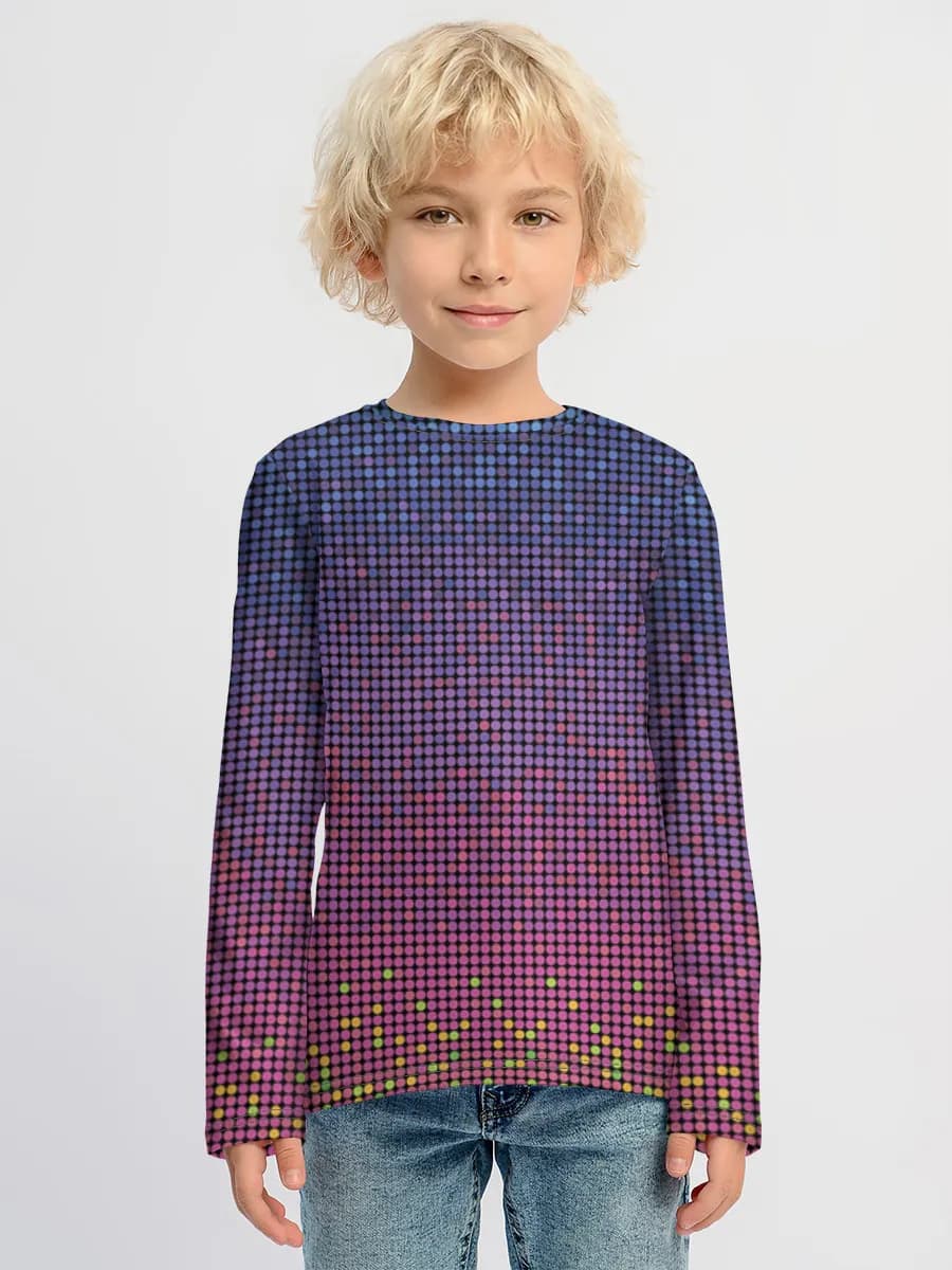 Children's cotton long sleeve shirt