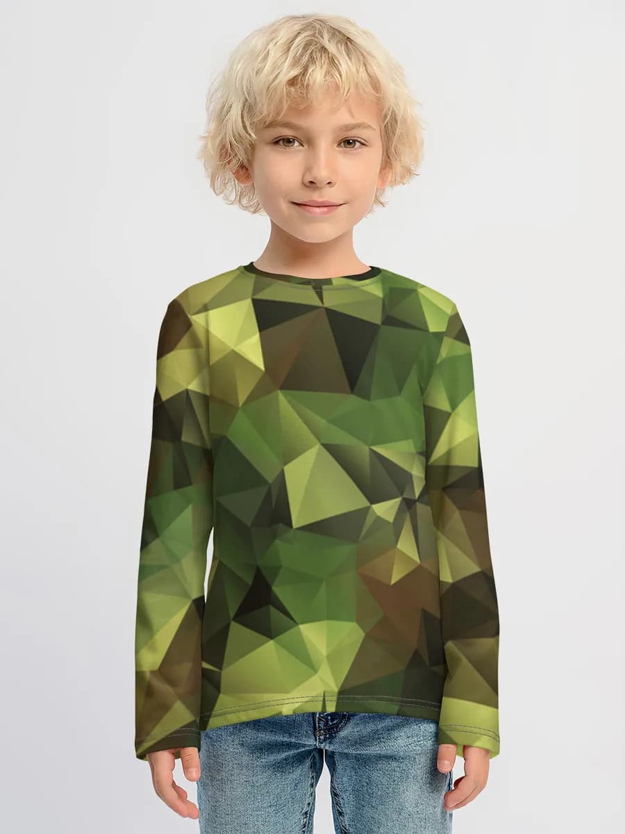 Children's cotton long sleeve shirt