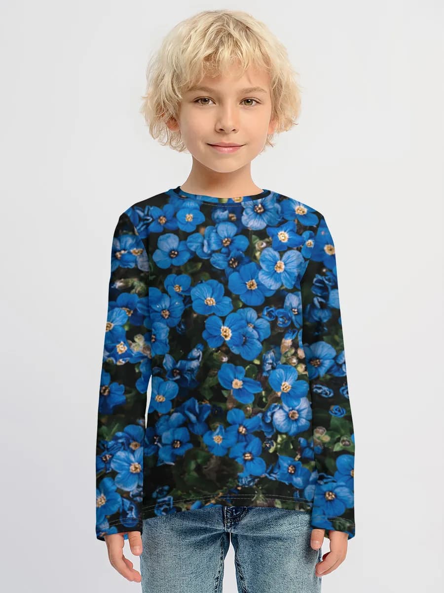 Children's cotton long sleeve shirt