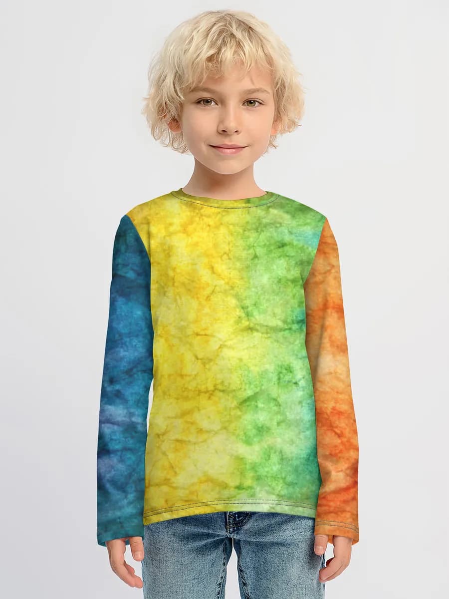 Children's cotton long sleeve shirt