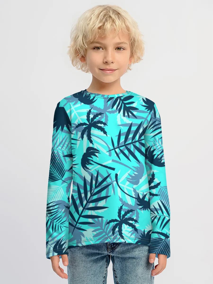 Children's cotton long sleeve shirt