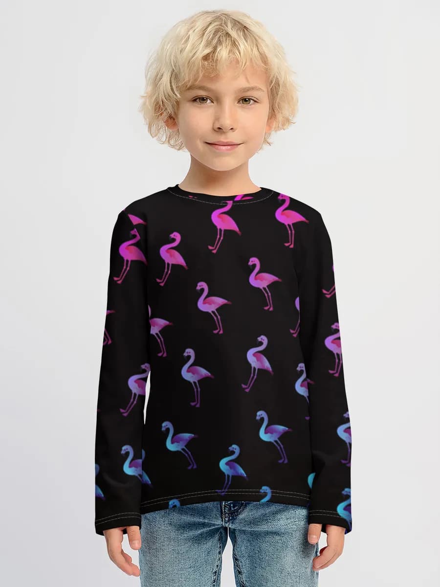 Children's cotton long sleeve shirt