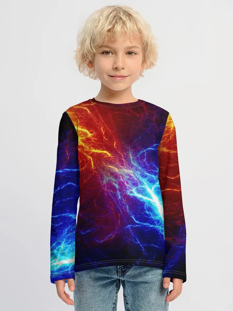 Children's cotton long sleeve shirt