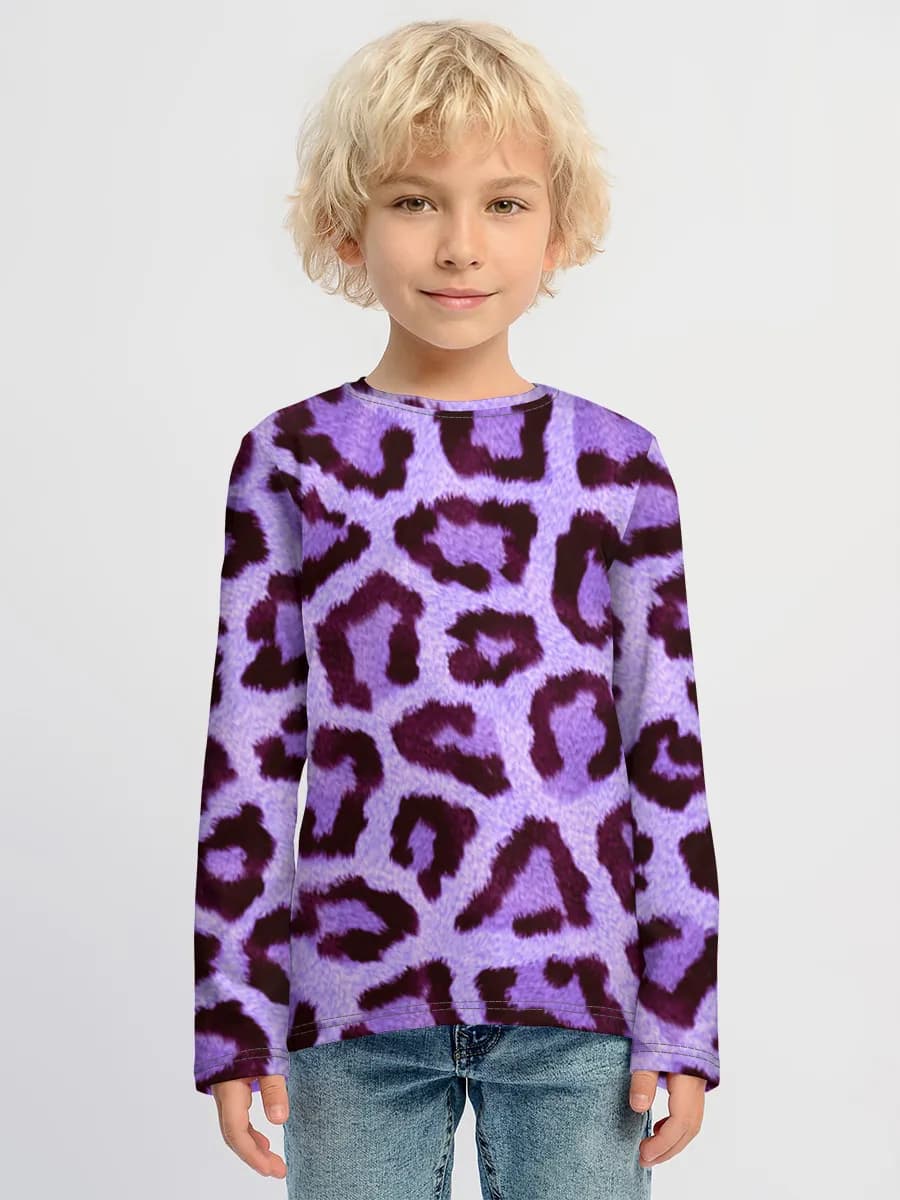 Children's cotton long sleeve shirt