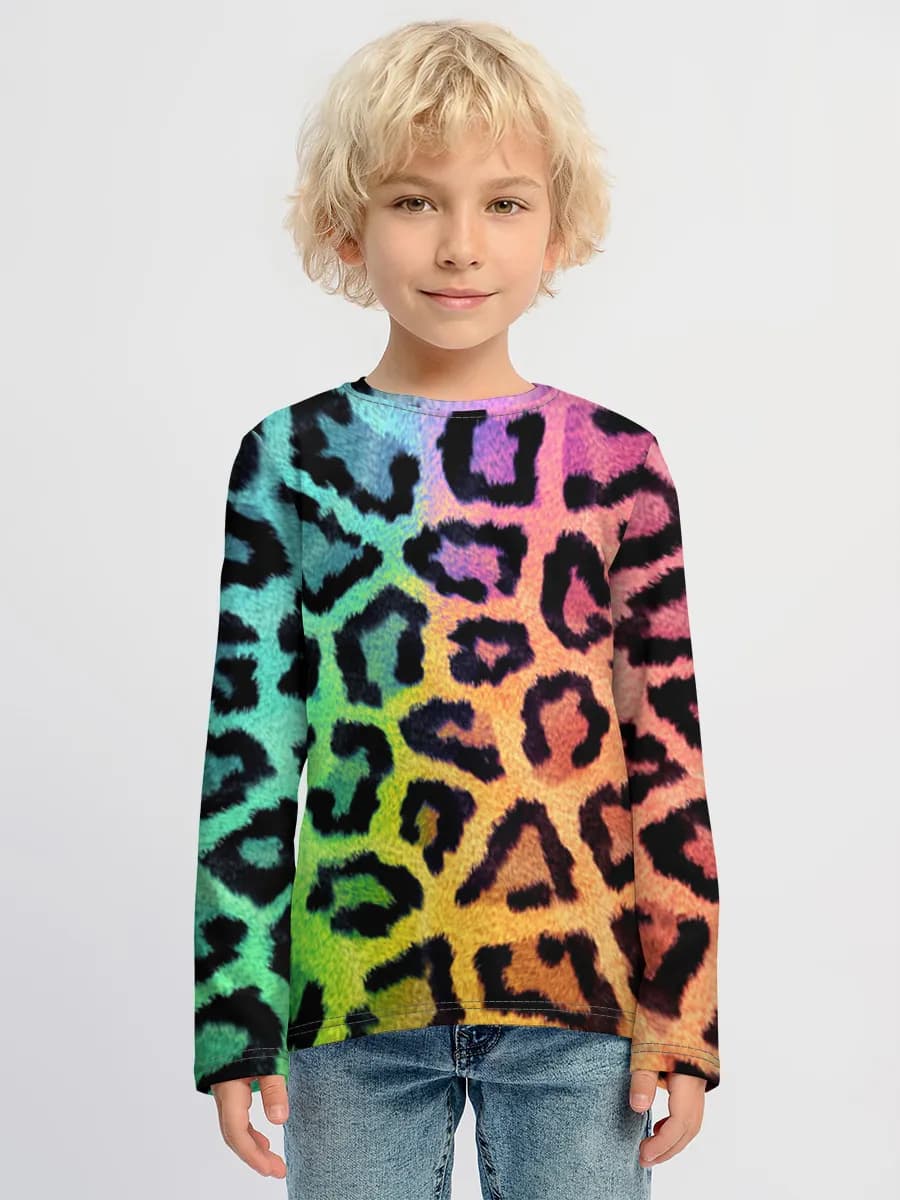 Children's cotton long sleeve shirt