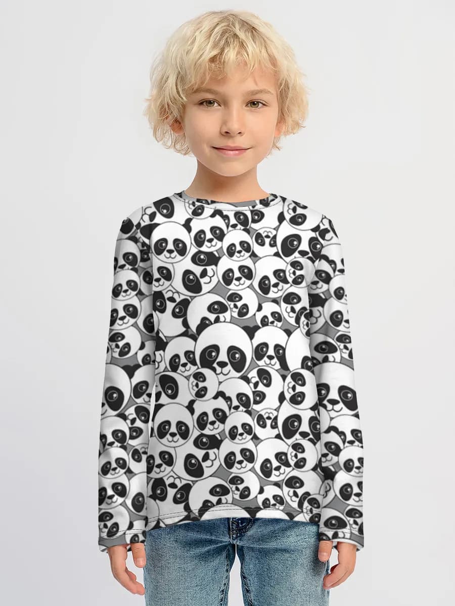 Children's cotton long sleeve shirt