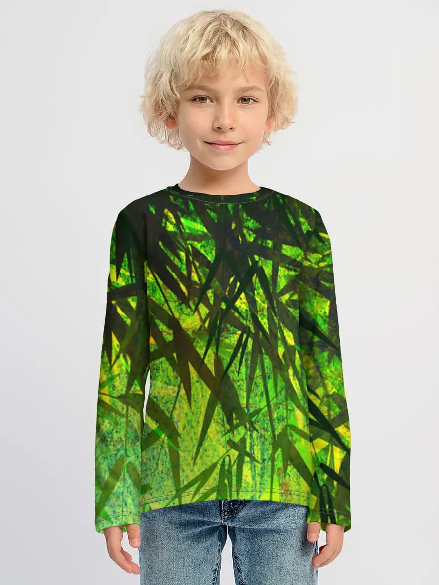 Children's cotton long sleeve shirt