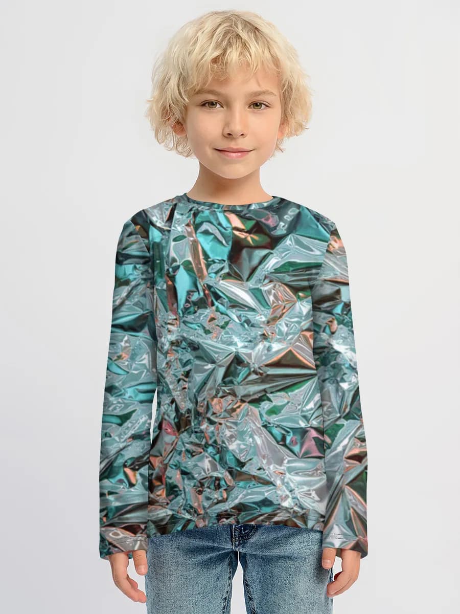 Children's cotton long sleeve shirt