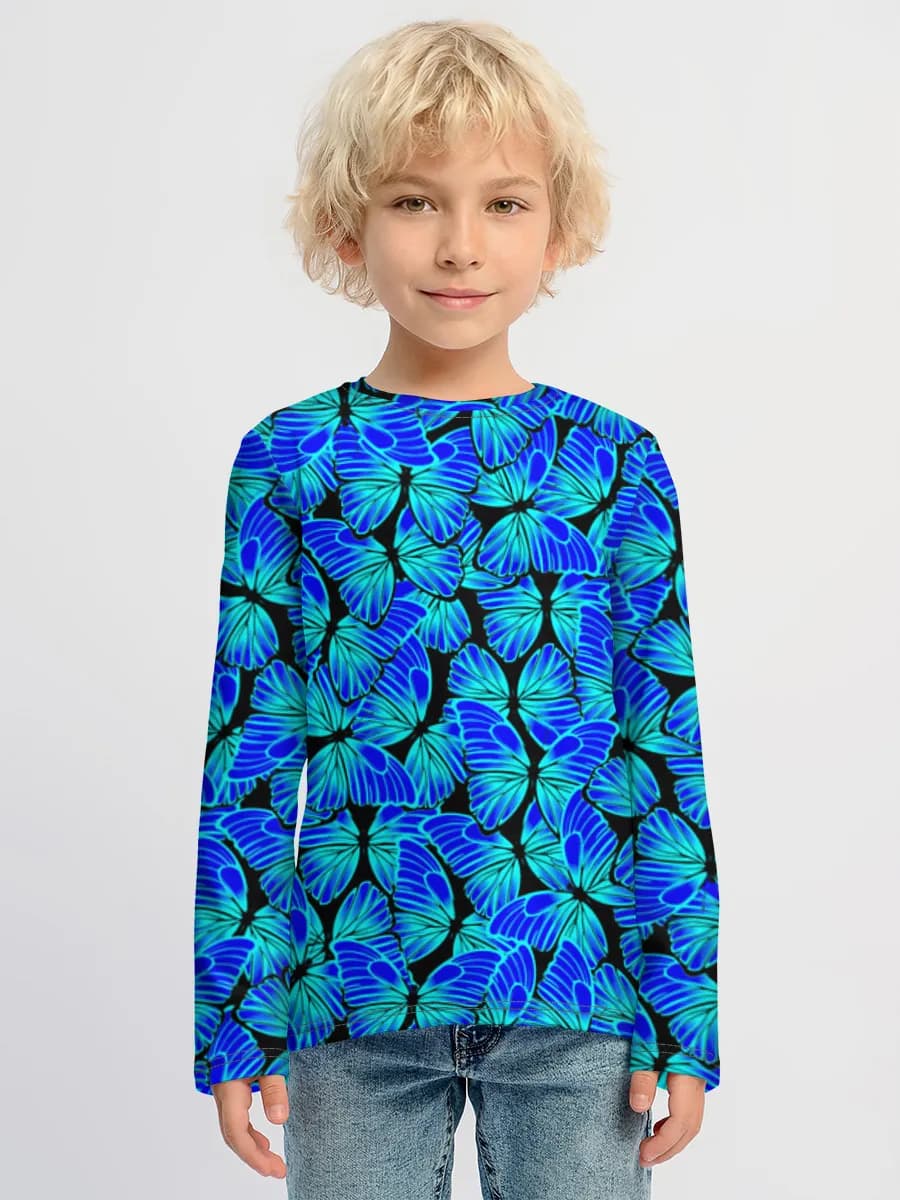 Children's cotton long sleeve shirt