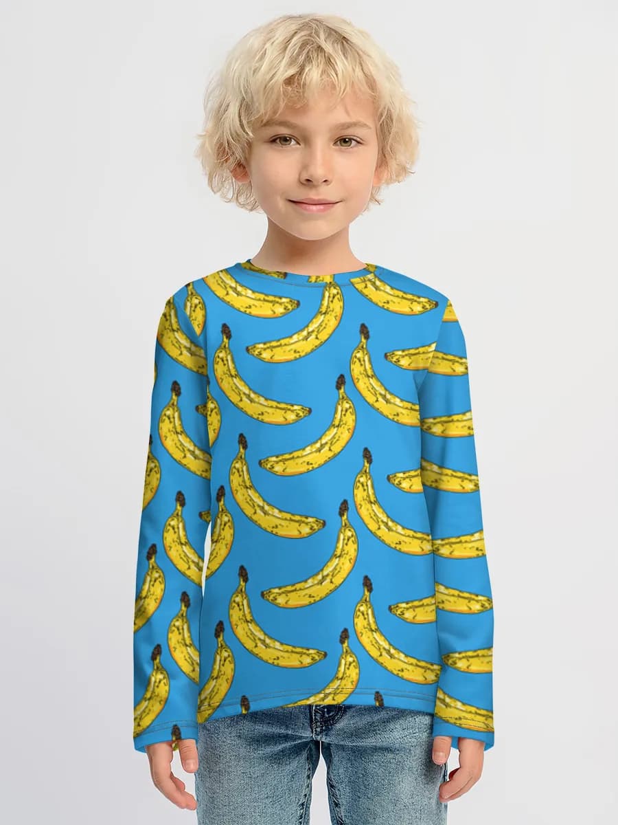 Children's cotton long sleeve shirt