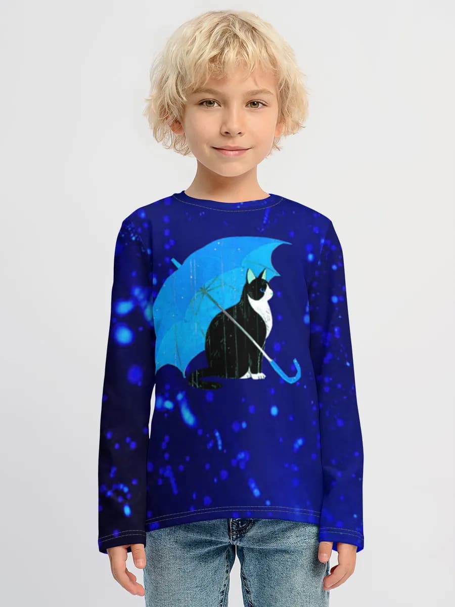 Children's cotton long sleeve shirt