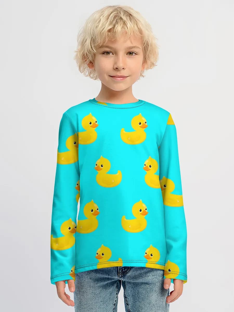 Children's cotton long sleeve shirt