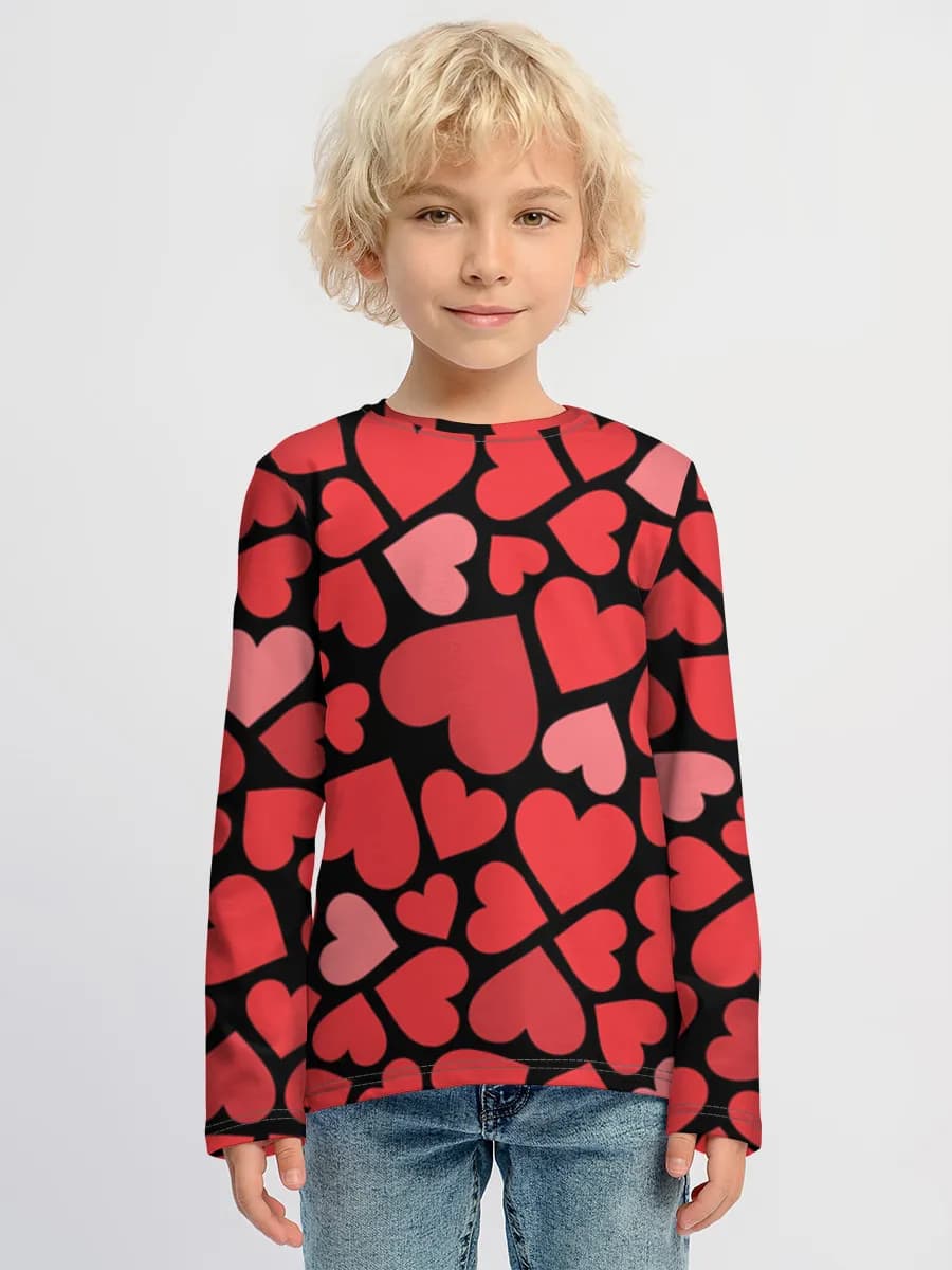 Children's cotton long sleeve shirt