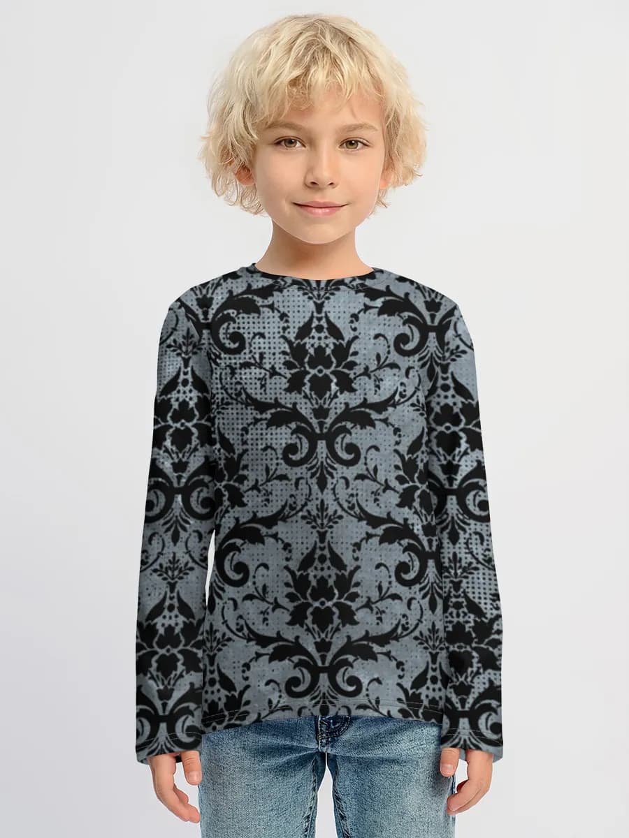 Children's cotton long sleeve shirt