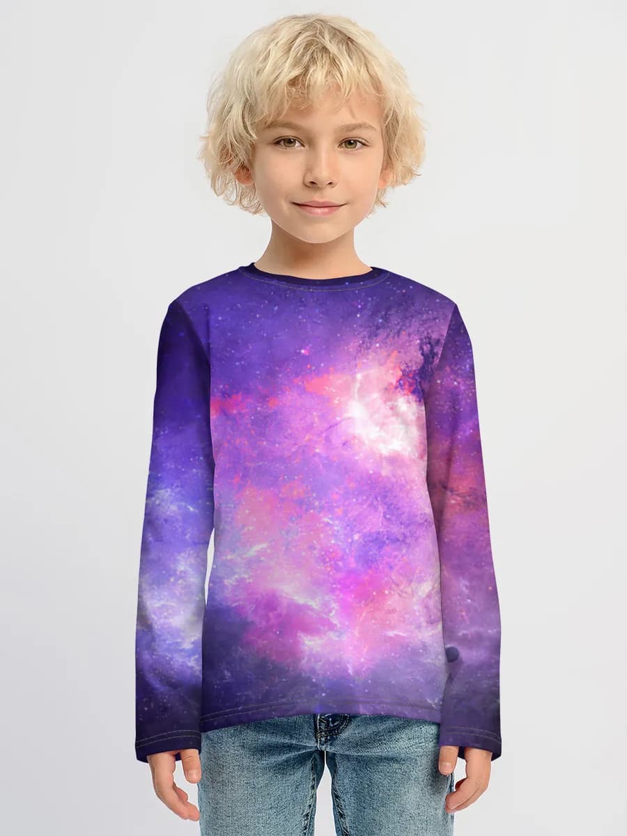 Children's cotton long sleeve shirt