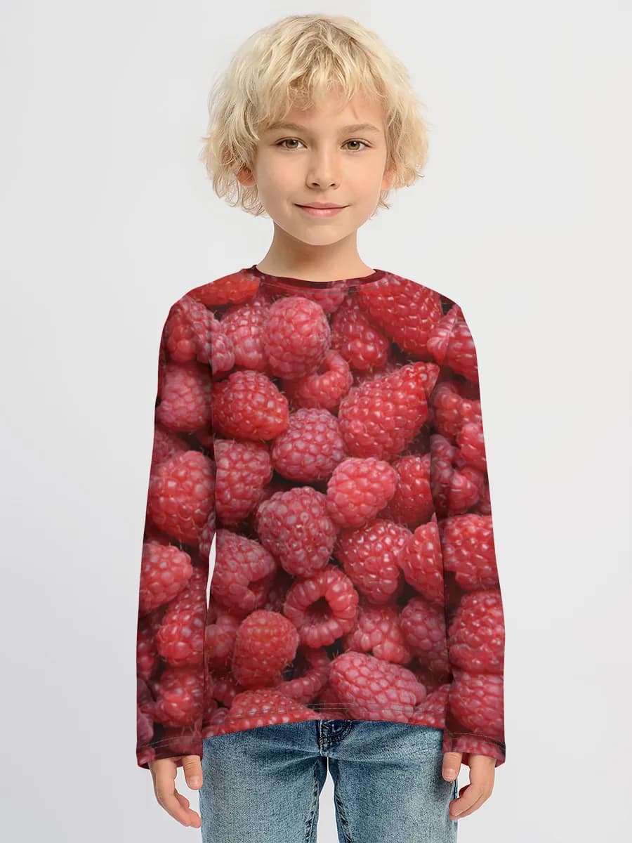 Children's cotton long sleeve shirt