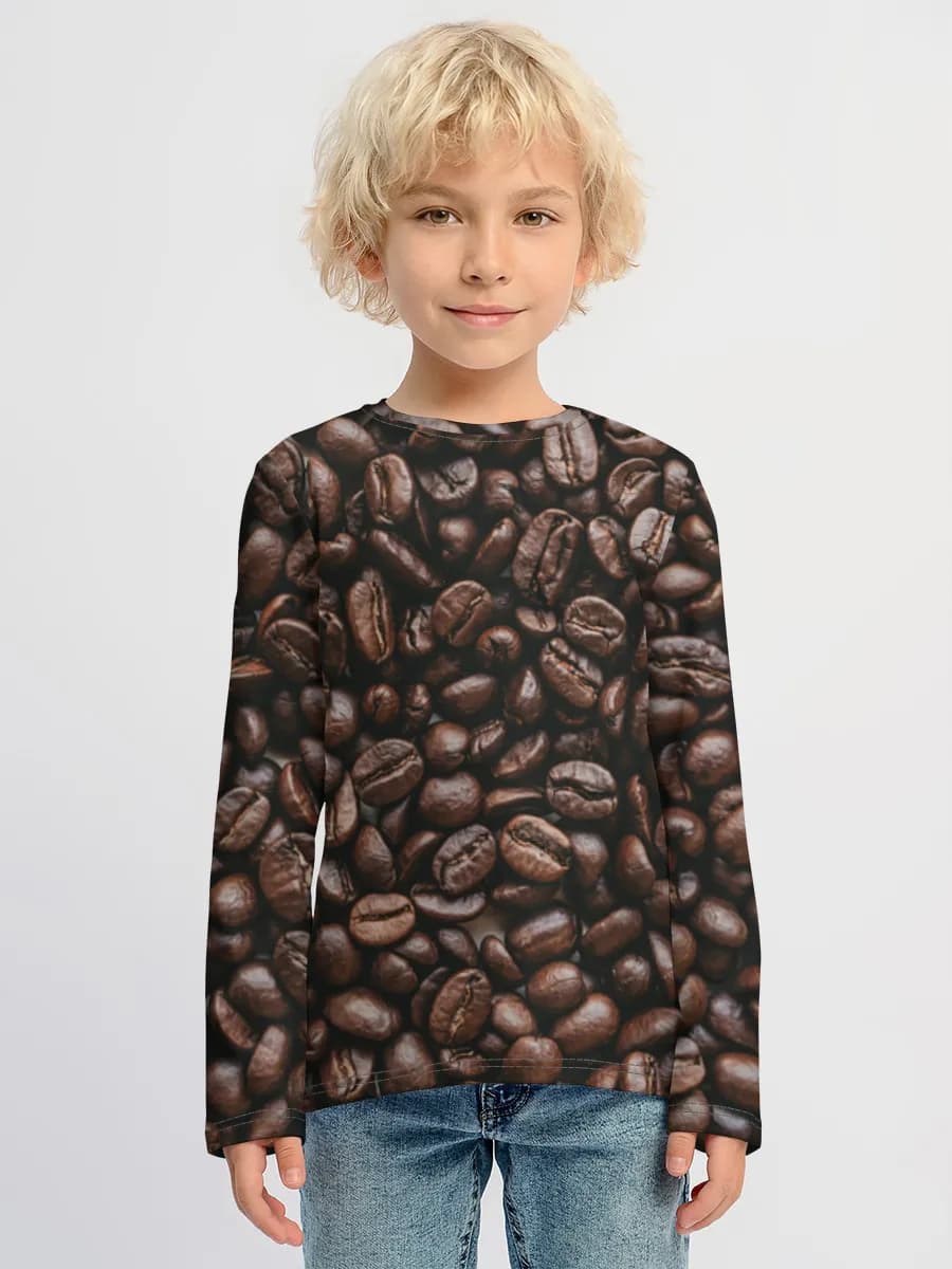 Children's cotton long sleeve shirt