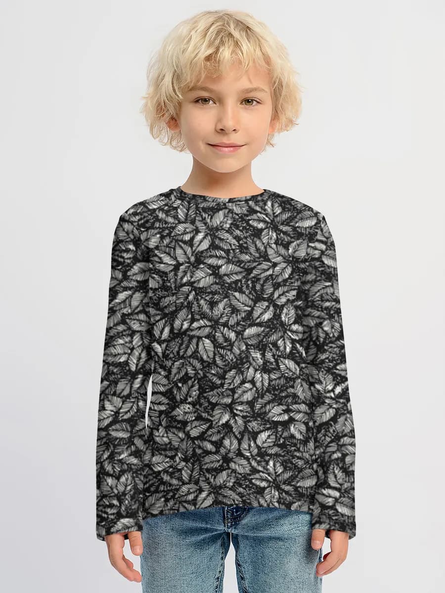 Children's cotton long sleeve shirt